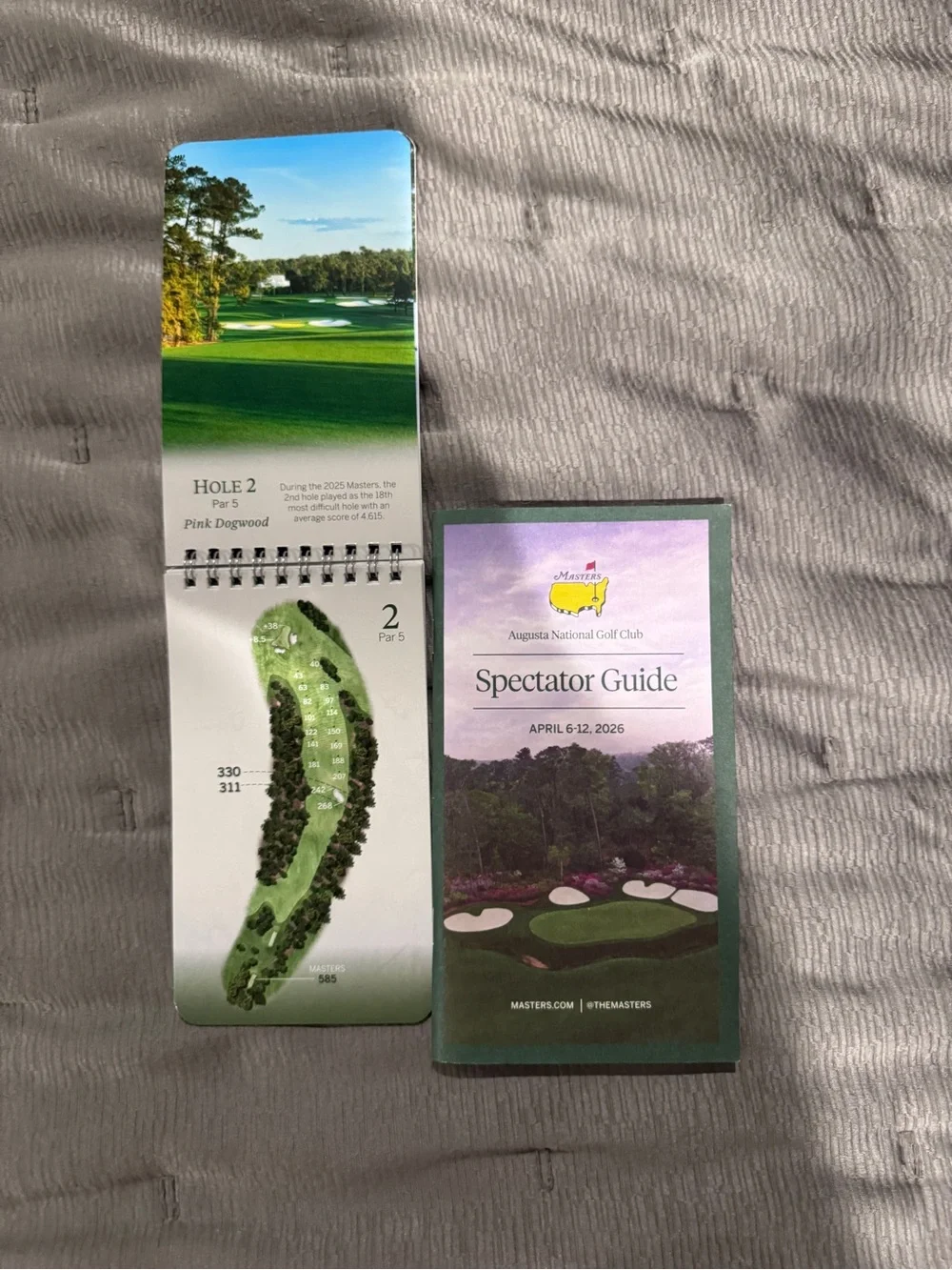 Masters Golf Tournament Yardage Book and  Spectator Guide 2026 Augusta Georgia - Picture 2 of 3